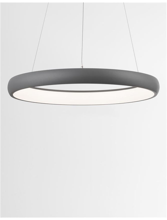 ALBI Sandy Gray Aluminium & Acrylic LED 50 Watt 230 Volt 3250Lm 3000K IP20 D: 61 H: 120 cm