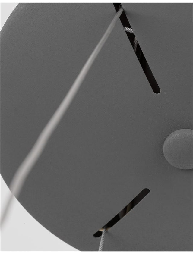 ALBI Sandy Gray Aluminium & Acrylic LED 50 Watt 230 Volt 3250Lm 3000K IP20 D: 61 H: 120 cm