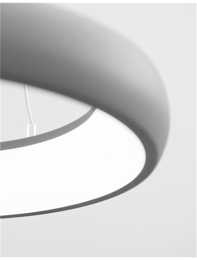 ALBI Sandy Gray Aluminium & Acrylic LED 50 Watt 230 Volt 3250Lm 3000K IP20 D: 61 H: 120 cm