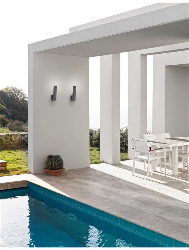 VITORIA Dark Gray Aluminium LED 6 Watt 300Lm 3000K 220-240 Volt L: 6.2 H: 23.6 cm IP65