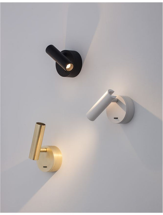 CLIP Satin Brass Aluminium
LED Philips 3 Watt
Switch On/Off
190Lm 3000K IP20
D: 8 W: 3.4 H: 11 cm Rotating & Adjustable