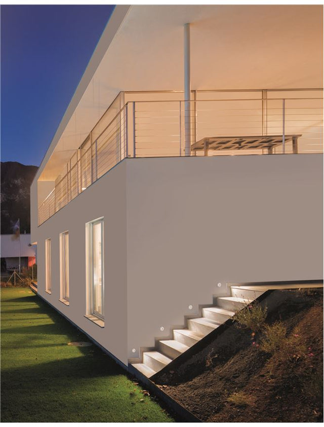 PASSAGIO White Aluminium LED 1 Watt 60Lm 3000K 3 Volt 50Hz IP54 D: 3.7 W: 2.2 H: 3.7 cm Cut Out: 3.2 cm Cable Lenght 1.80m Connect it with driver 9020170