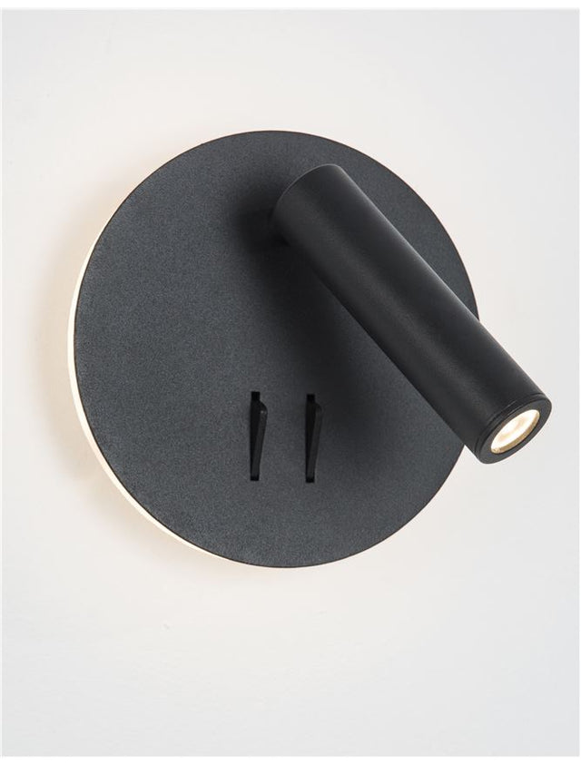 PENOR Sandy Black Steel & Aluminium Acrylic Switch On/Off LED Cree 9 Watt 230 Volt 780Lm 3000K IP20 L: 14 W: 5.7 H: 14 cm