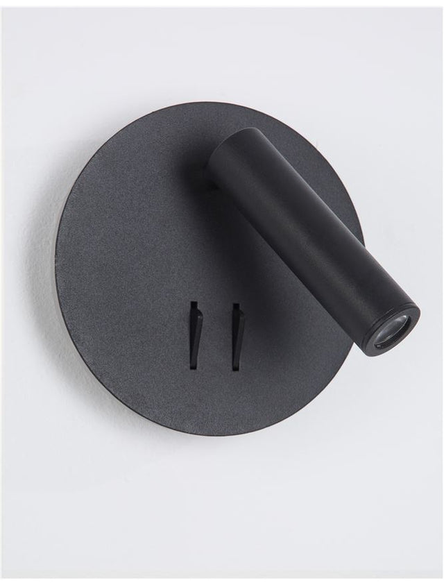 PENOR Sandy Black Steel & Aluminium Acrylic Switch On/Off LED Cree 9 Watt 230 Volt 780Lm 3000K IP20 L: 14 W: 5.7 H: 14 cm
