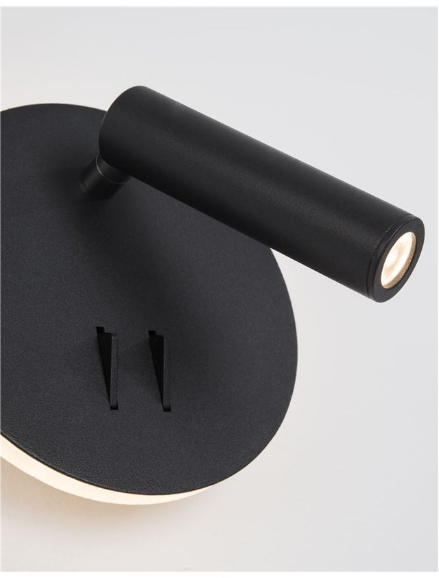 PENOR Sandy Black Steel & Aluminium Acrylic Switch On/Off LED Cree 9 Watt 230 Volt 780Lm 3000K IP20 L: 14 W: 5.7 H: 14 cm