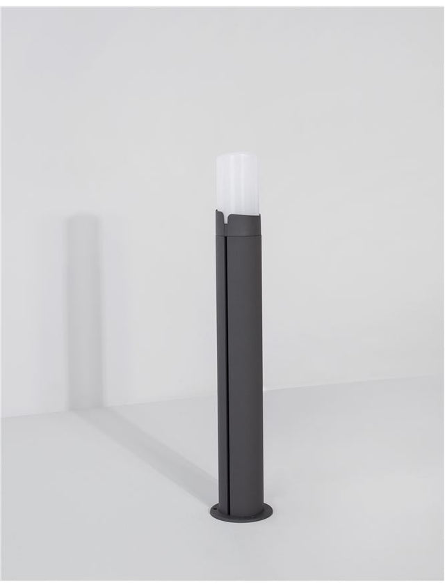 PYRO Dark Gray Aluminium White Acrylic LED E27 1x12 Watt 220-240 Volt IP54
Bulb Excluded D: 10 H: 60 cm