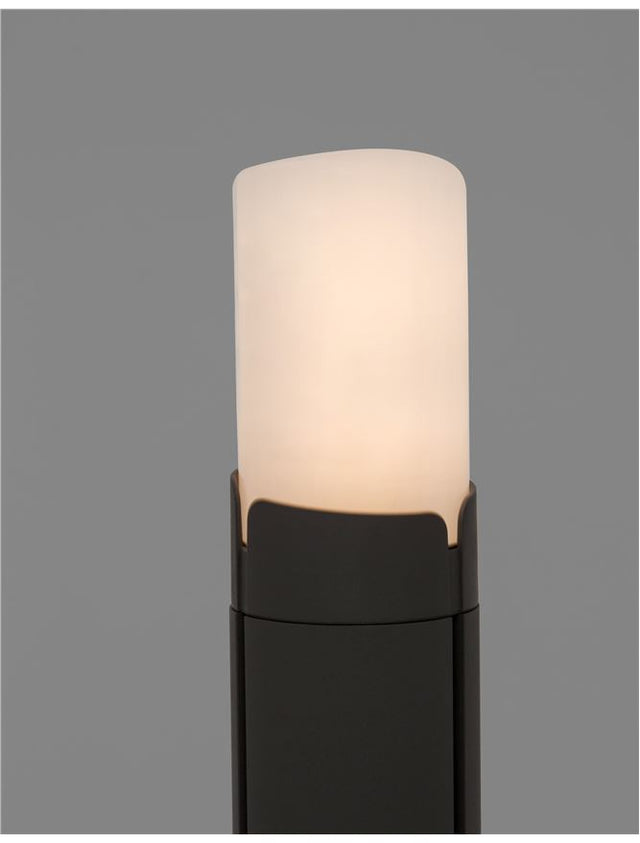PYRO Dark Gray Aluminium White Acrylic LED E27 1x12 Watt 220-240 Volt IP54
Bulb Excluded D: 10 H: 60 cm