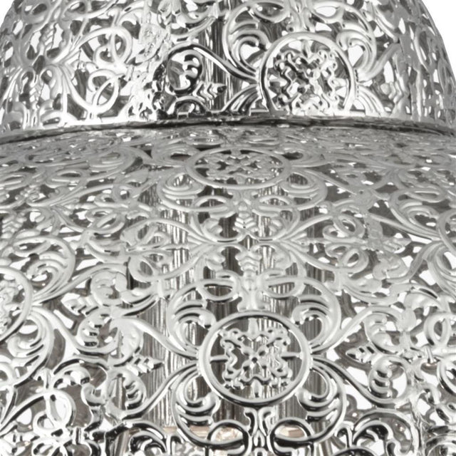 FRETWORK - 1LT PENDANT, SHINY NICKEL