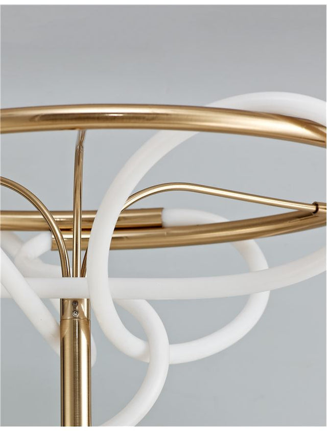 TIRIAC Gold Aluminium & Acrylic LED 28 Watt 230 Volt 2783Lm 3000K IP20 L: 40 H: 160 cm