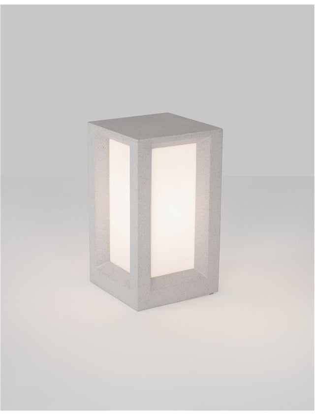CASTRO White Sandstone & Acrylic LED E27 1x12 Watt Bulb Excluded 100-240 Volt IP65
L: 20 W: 20 H: 35 cm
