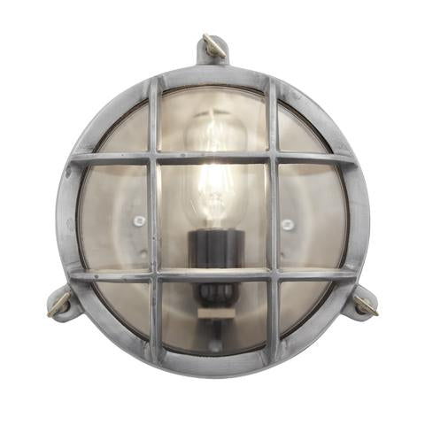 Industville Vintage Industrial Heavy Round Bulkhead Retro Wall Light/Flush Mount