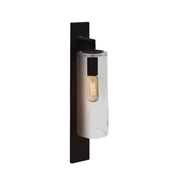 DOME WALL LAMP COATED ALUMINIUM & HANDMADE GLASS