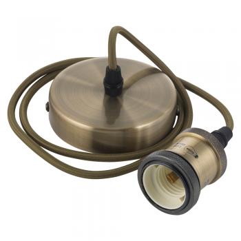 ANTIQUE BRASS CORD SET