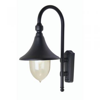 TRUMPET WALL LANTERN BLACK 1 X 100W ES