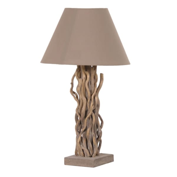 Driftwood Lamp with Shade