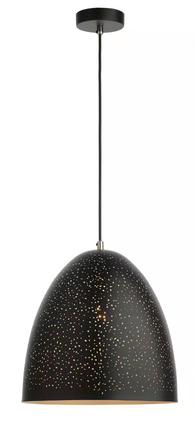 Galaxy 1 Light Black Metal Pendant