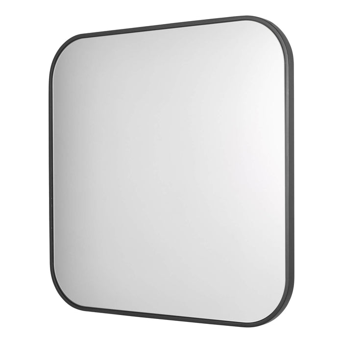 Firuz Square Mirror Thin Matt Black Frame 60 X 60cm