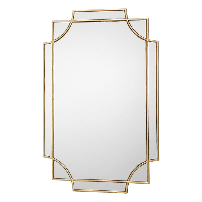 Guapo Rectangle Gold Detail Mirror 90 x 60cm