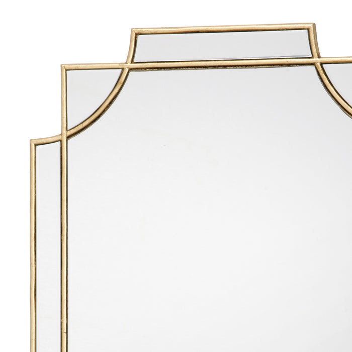 Guapo Rectangle Gold Detail Mirror 90 x 60cm
