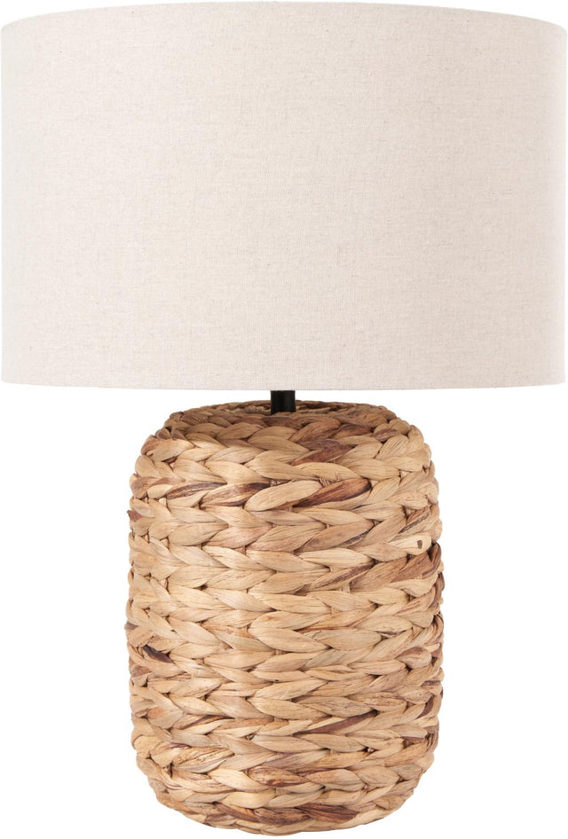 Zadi Natural Plaited Tall Water Hyacinth Table Lamp