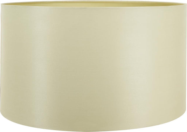 Zara 40cm Almond Silk Cylinder Drum Shade