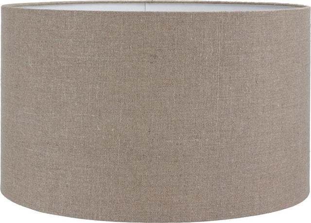 Edward 45cm Natural Linen Cylinder Shade