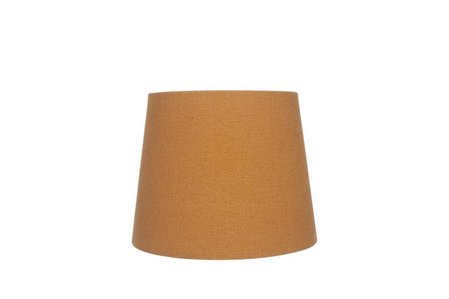 Pelham 15cm Mustard Handloom Tapered Lemon Clip Shade