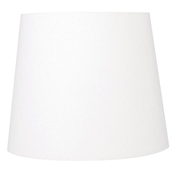 Pelham 15cm White Handloom Tapered Lemon Clip Shade