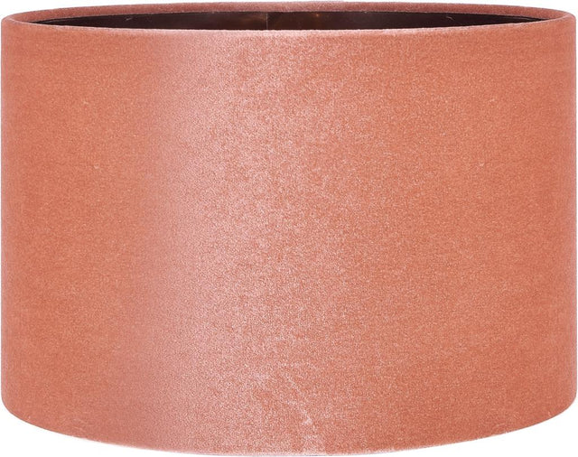Bow 35cm Apricot Velvet Cylinder Shade