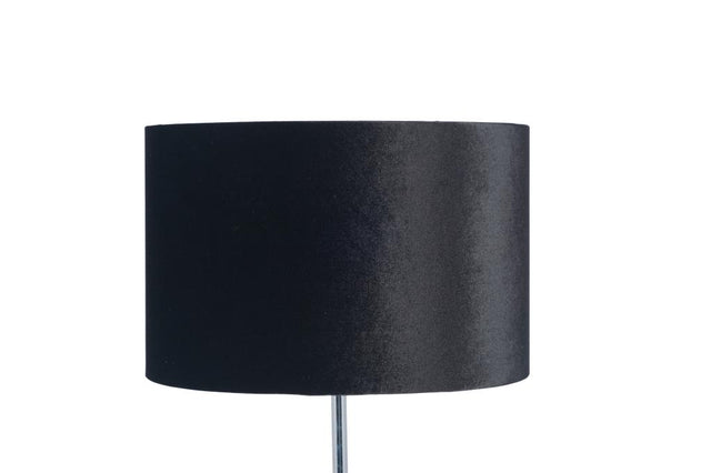 Bow 40cm Black Velvet Cylinder Shade