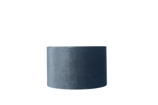 Bow 40cm Slate Velvet Cylinder Shade