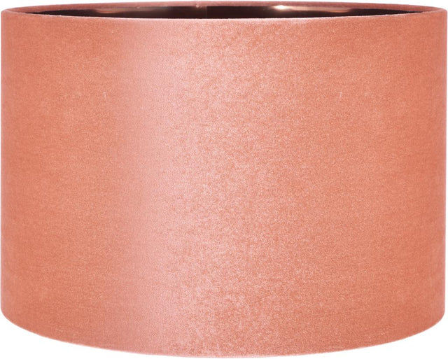Bow 45cm Apricot Velvet Cylinder Shade
