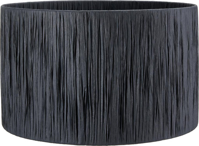 Tilia 35cm Black Raffia Cylinder Shade