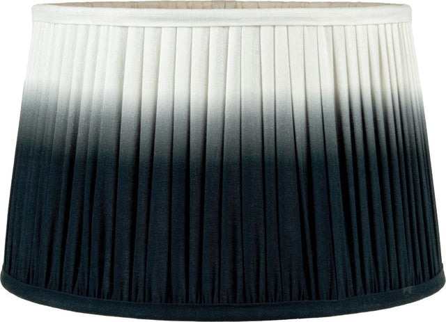 Scallop 40cm Black Ombre Soft Pleated Tapered Shade