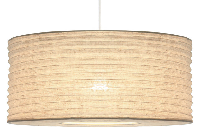 Patpong 50cm White Jute Easy Fit Pendant