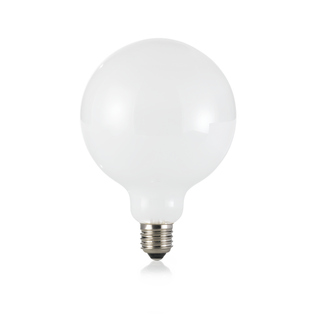E27 GLOBO D125 08W 3000K CRI80 WHITE