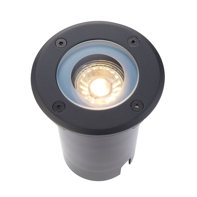 Pillar round Black IP65 7W