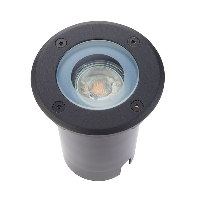 Pillar round Black IP65 7W