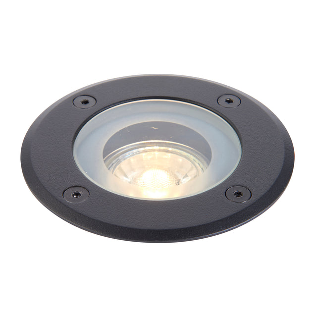 Pillar round Black IP65 7W