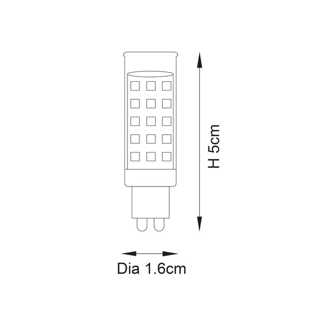 G9 LED SMD Non-dimmable