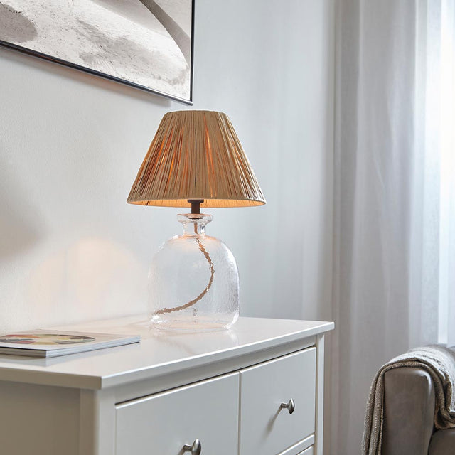 Lyra Raffia Table