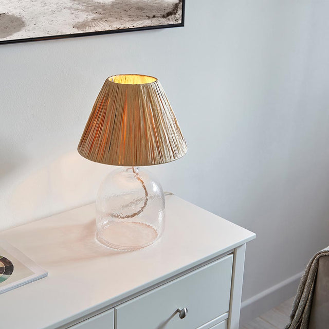 Lyra Raffia Table