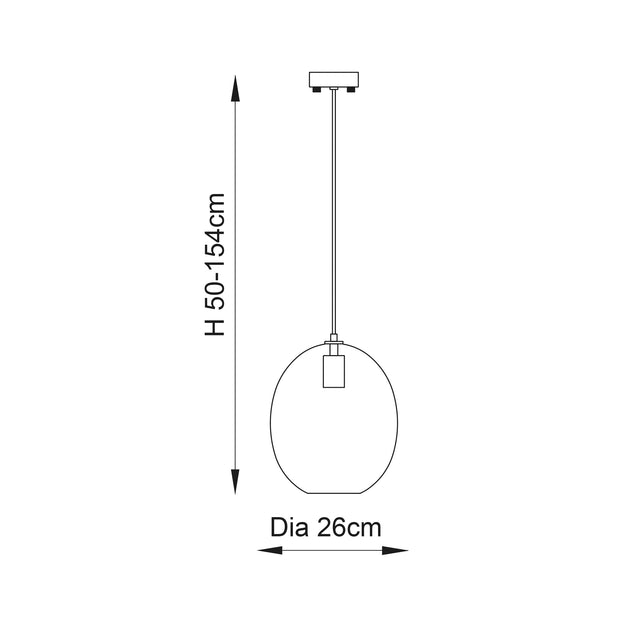 Kelda Oval Pendant