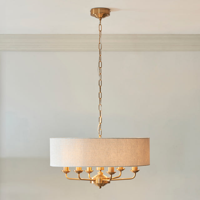 Highclere 6lt Pendant
