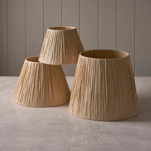 Raffia 30cm Tapered Shade
