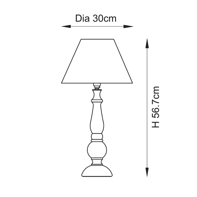 Hidcote & Leaf 30cm Table