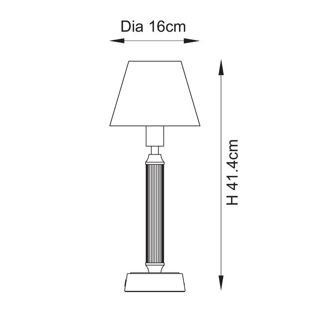 Trobridge Rechargeable & Leaf 16cm Table