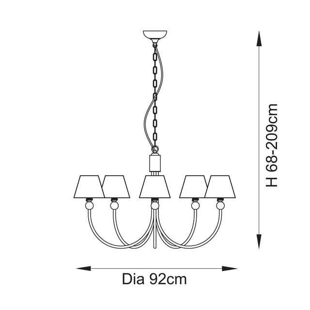 Santiago & Ivy 16cm Pendant