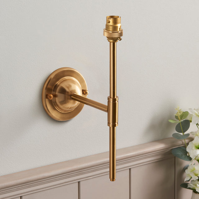 Dome T Bar Wall Fitting