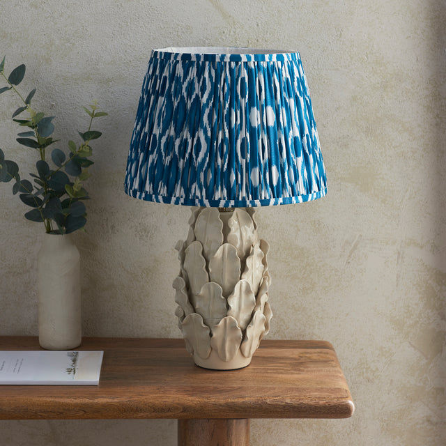 Layered Leaf & Ikat 35cm Table